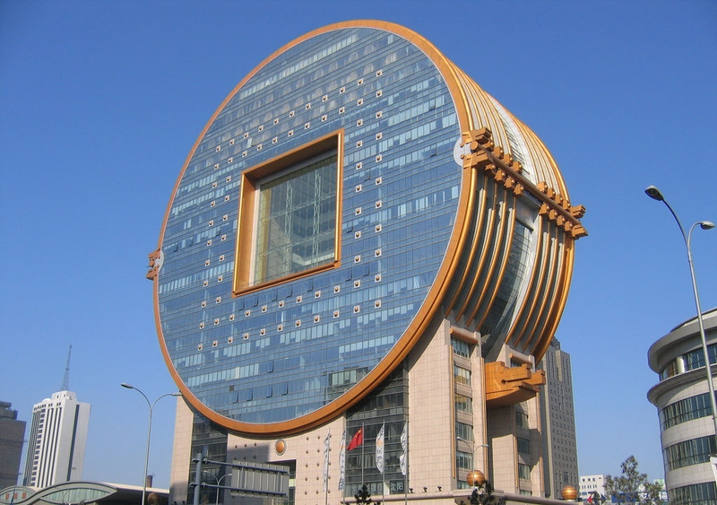 Illustration for article titled These Fantastic Buildings Are Like Wedding Rings For Giants